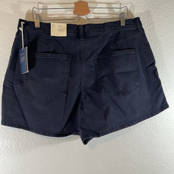 UNIVERSAL THREAD High Rise Midi Shorts A-Line Denim Jean Shorts Size 16 NEW - Picture 4 of 12